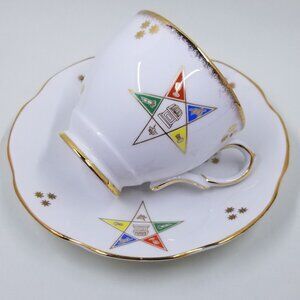 [TAYLOR & KENT / ROSINA] Order of the Eastern Star Cup and Saucer